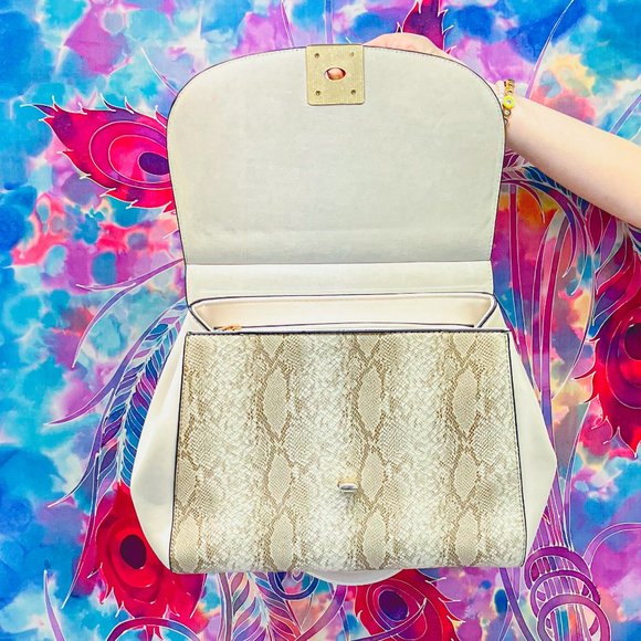 Women's Designer Snake Skin Style Luxury Shoulder Bag Purse Galian New York - Picture 3 of 13